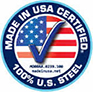 Made with USA Certifited 100% US Stell
